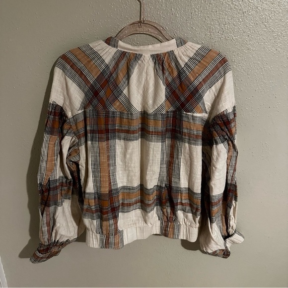 Free People Mattie Plaid Bomber Jacket - Picture 9 of 11